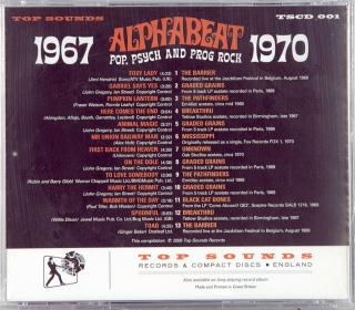 ALPHABEAT (POP, PSYCH AND PROG ROCK 1967-1970)