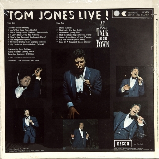 TOM JONES LIVE! AT THE TALK OF THE TOWN