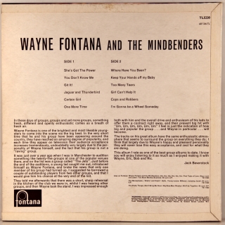 WAYNE FONTANA AND THE MINDBENDERS