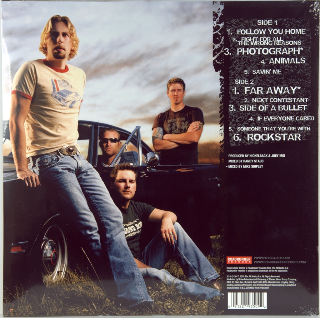 nickelback all the right reasons