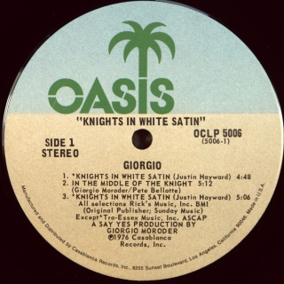 KNIGHTS IN WHITE SATIN