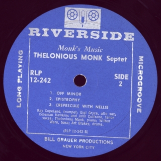 MONK'S MUSIC