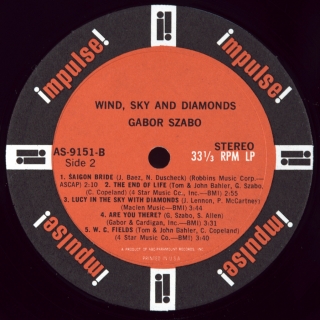 WIND, SKY AND DIAMONDS