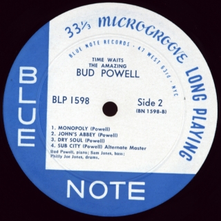 AMAZING BUD POWELL, VOL. 4 - TIME WAITS