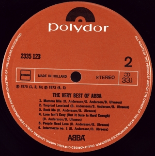 VERY BEST OF ABBA (ABBA'S GREATEST HITS)