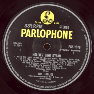 HOLLIES SING DYLAN