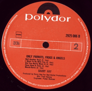 ONLY PARROTS, FROGS AND ANGELS