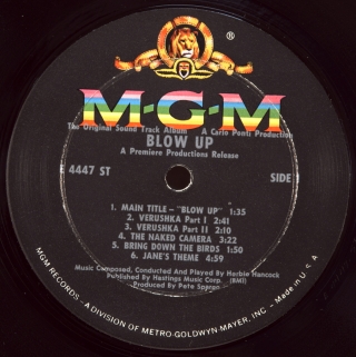 BLOW-UP (THE ORIGINAL SOUND TRACK ALBUM)