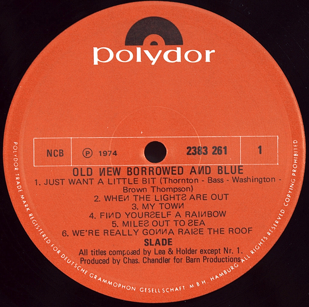 Slade Old New Borrowed And Blue Lp Vinyl Record 12 5000 Rub