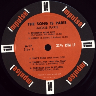 SONG IS PARIS