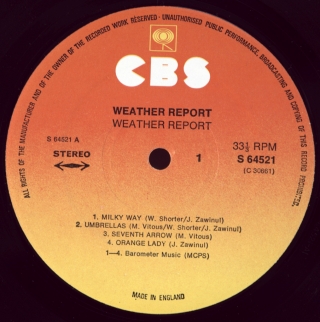 WEATHER REPORT