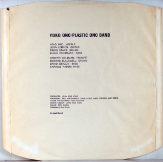 YOKO ONO/PLASTIC ONO BAND