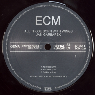 ALL THOSE BORN WITH WINGS