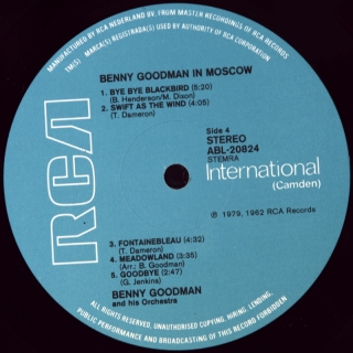BENNY GOODMAN IN MOSCOW