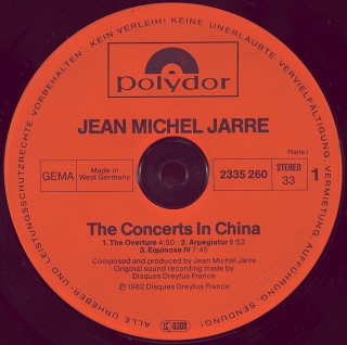 CONCERTS IN CHINA
