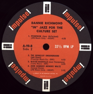 IN JAZZ FOR THE CULTURE SET