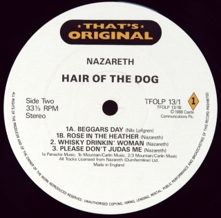 HAIR OF THE DOG / RAMPANT