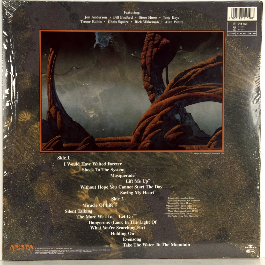 YES - UNION - (LP) Виниловая пластинка 12