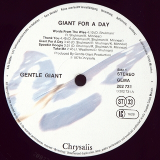 GIANT FOR A DAY
