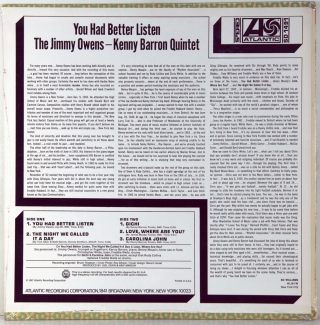 YOU HAD BETTER LISTEN