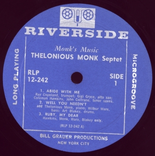 MONK'S MUSIC