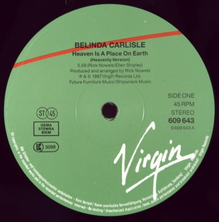 HEAVEN IS A PLACE ON EARTH