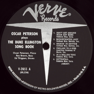 OSCAR PETERSON PLAYS THE DUKE ELLINGTON SONGBOOK
