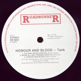 HONOUR & BLOOD