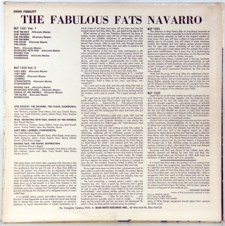 FABULOUS FATS NAVARRO VOLUME 1