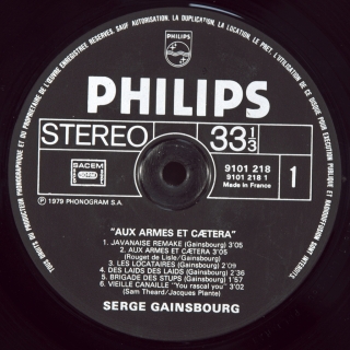 AUX ARMES ET CÆTERA