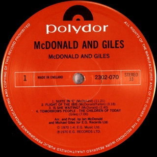 MCDONALD & GILES