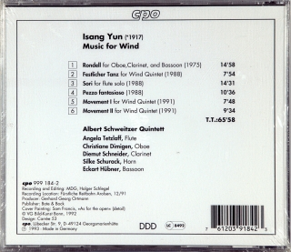 MUSIC FOR WIND (1975-1991)