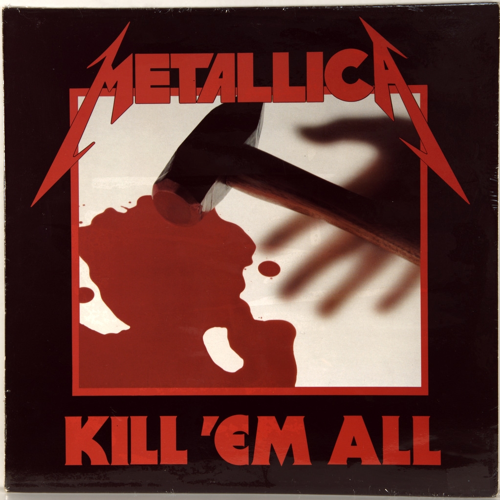 Metallica albums. Metallica Kill 'em all 1983. Kill 'em all Metallica обложка 1983. Metallica Kill em all обложка. Металлика альбом килл эм олл.