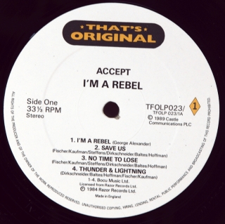 I'M A REBEL / BREAKER