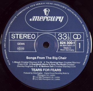 SONGS FROM THE BIG CHAIR