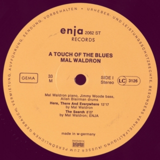 A TOUCH OF THE BLUES