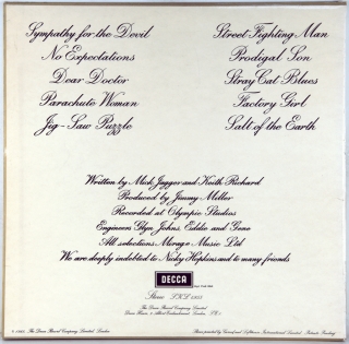 BEGGARS BANQUET