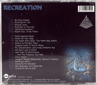 RECREATION / MUSIC OR NOT MUSIC (1971-1972)