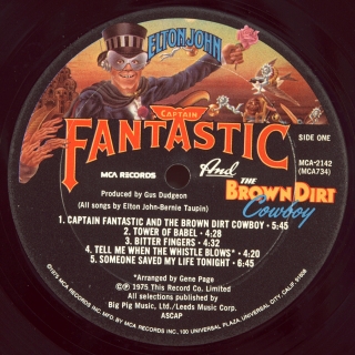 CAPTAIN FANTASTIC AND THE BROWN DIRT COWBOY