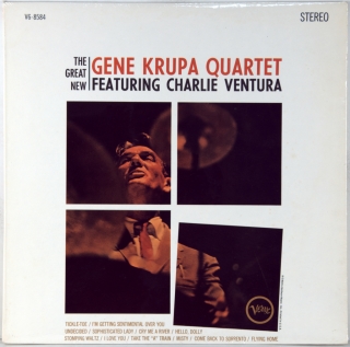 GREAT NEW GENE KRUPA QUARTET FEATURING CHARLIE VENTURA
