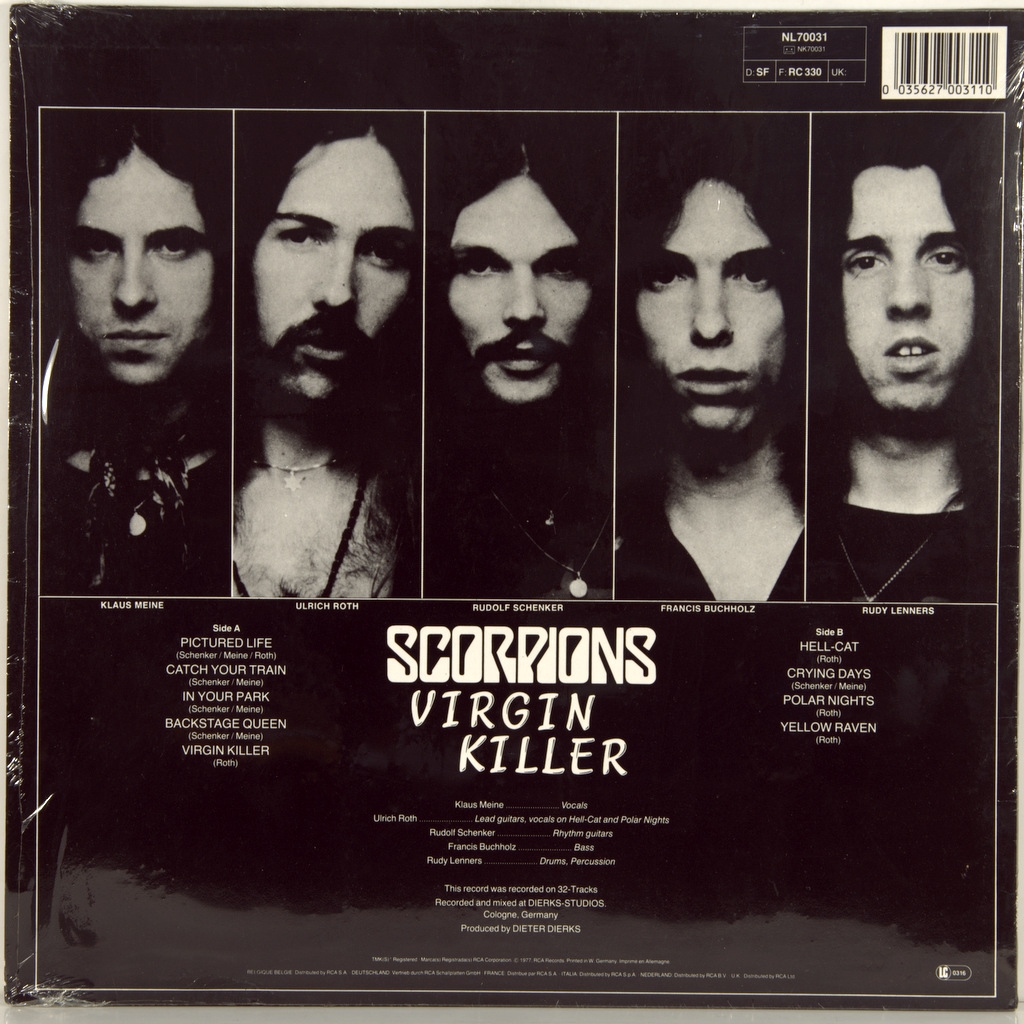 Scorpions - virgin killer.