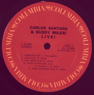 CARLOS SANTANA & BUDDY MILES! LIVE!