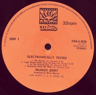 ELECTRONICALLY TESTED