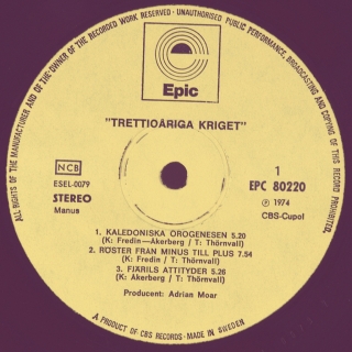 TRETTIOÅRIGA KRIGET