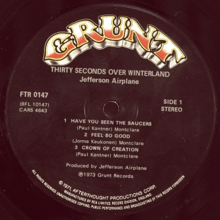 THIRTY SECONDS OVER WINTERLAND