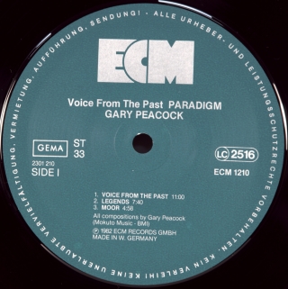 VOICE FROM THE PAST - PARADIGM