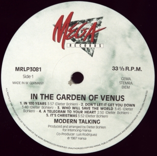 IN THE GARDEN OF VENUS ((6th ALBUM)