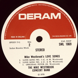 MIKE WESTBROOK'S LOVE SONGS