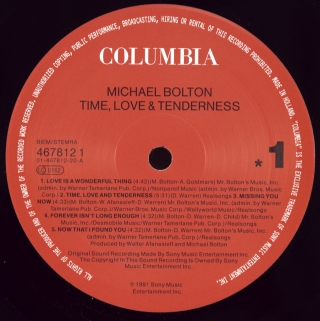 TIME, LOVE AND TENDERNESS
