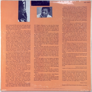 ELLA FITZGERALD SINGS THE DUKE ELLINGTON SONG BOOK (VOLUME ONE, TWO)